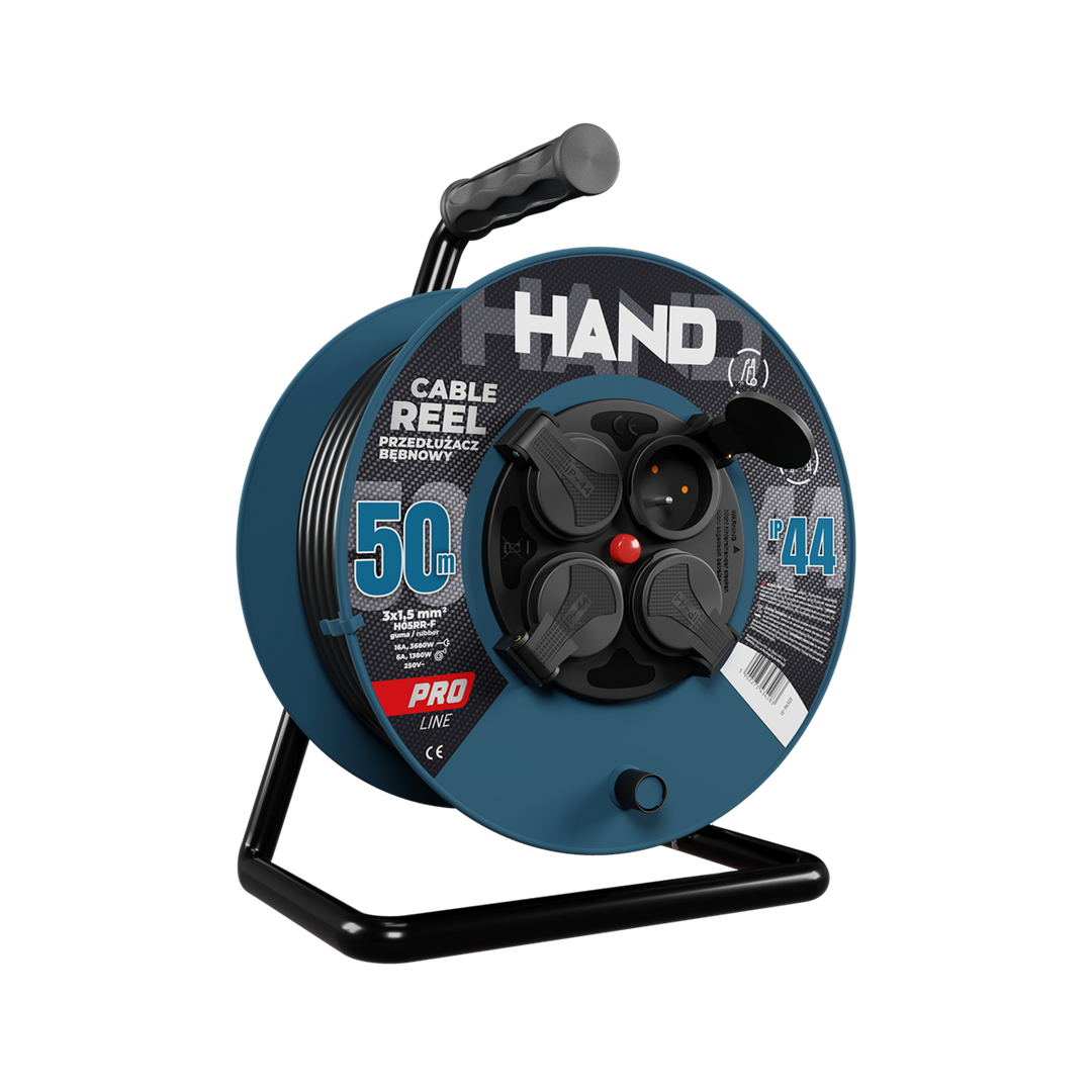 PLASTROL PB-PRO/D/50M/3X1,5 przedłuż bębn 4gn 50m