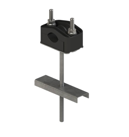 ALPAR uchwyt U-1 słupa ŻN L200 25-46mm (U1011)