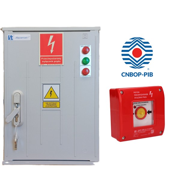 SPAMEL PWP1-UWS160 zestaw ppoż z certyfikatem 160A