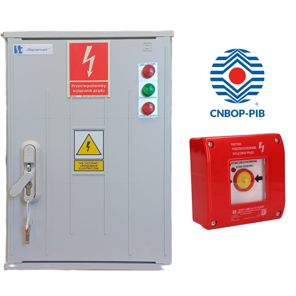 SPAMEL PWP1-UWS250 zestaw ppoż z certyfikatem 250A