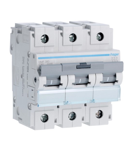 HAGER HMF380 wyłącznik nadprądowy 3P C80A 10kA AC