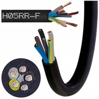 ELEKTROKABEL przewód OW 5x4 H05RR-F 200m