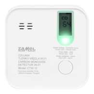 ZAMEL GARDI CTW-10 czujnik tlenku węgla Wi-Fi TUYA