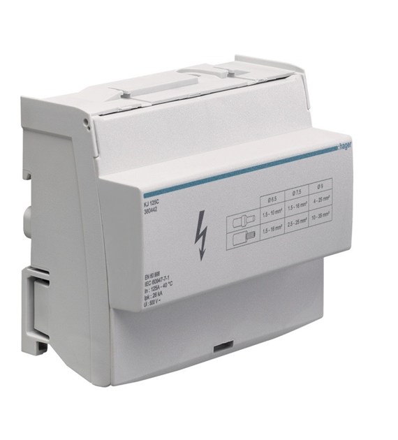HAGER KJ125C blok rozdzielczy 4P 125A