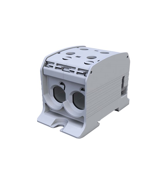 SIMET SIMBLOCK STB95-2 Al/Cu złączka szyn. SZARY