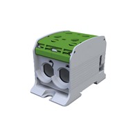 SIMET SIMBLOCK STB95-2 Al/Cu złączka szyn. ZIELONY