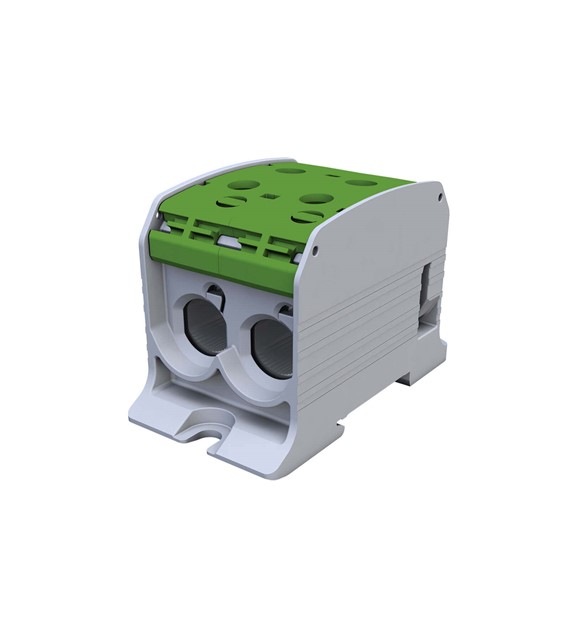 SIMET SIMBLOCK STB95-2 Al/Cu złączka szyn. ZIELONY