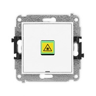 KARLIK MINI BIAŁY MGOPBO-1 gniazdo światłowód x1