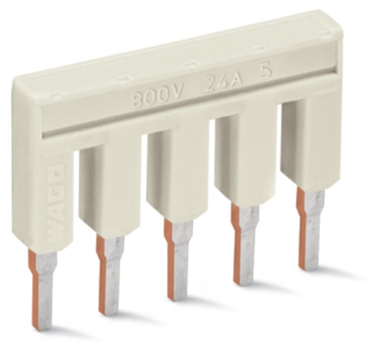 WAGO 2002-405 mostek 5-torowy z izolacją, SZARY