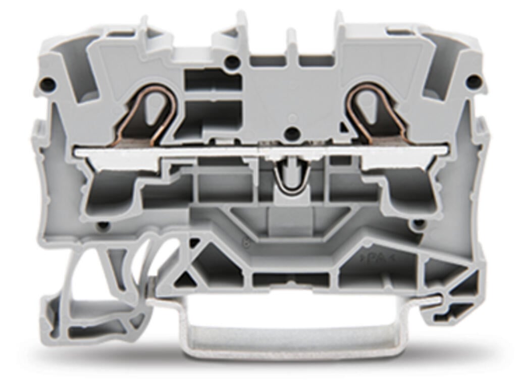 WAGO 2004-1201 złączka 2-przewodowa 4mm SZARY