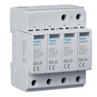 HAGER SPB413 ogranicznik przepięć 4P 3+1 T2 20kA