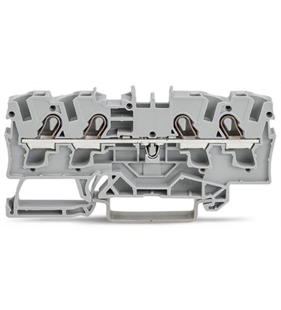 WAGO 2004-1401 złączka 4-przewodowa 4mm SZARY