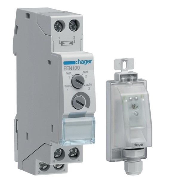 HAGER EEN100 wyłącznik zmierzchowy + czujnik n/t