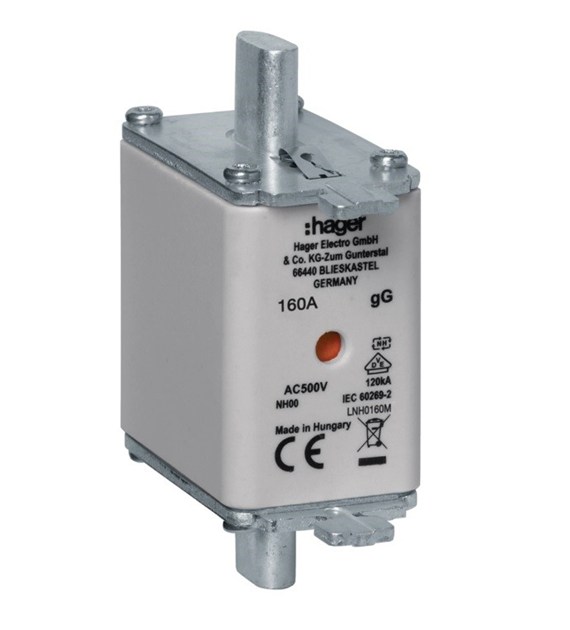HAGER NH000 wkładka bezpiecznikowa nożowa 160A gG