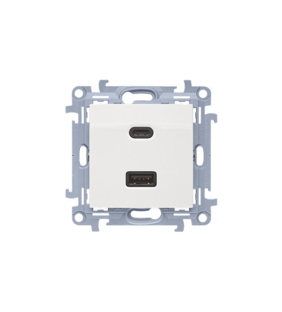 SIMON 10 BIAŁY CEC2CAQ.01/11 ładowarka C+A 30W