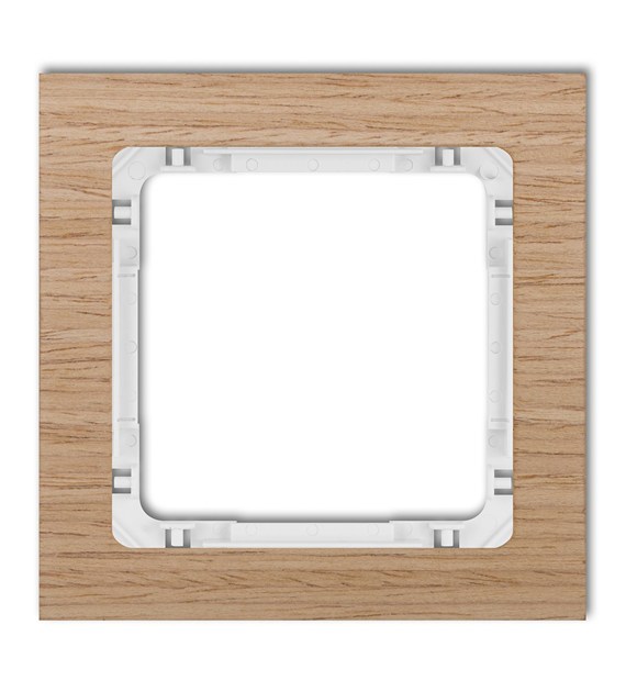 KARLIK DECO EFEKT DREWNA DĄB/BIAŁY ramka x1