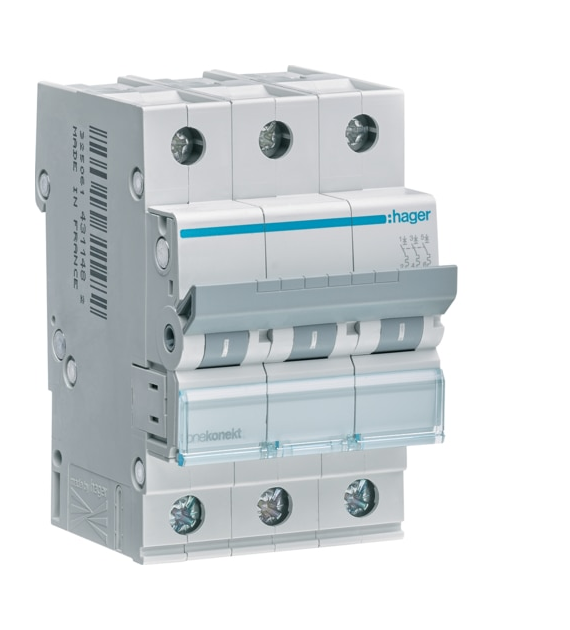 HAGER MCN340E wyłącznik nadprądowy 3P C40A 6kA AC