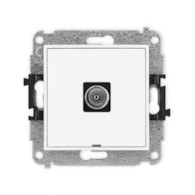 KARLIK MINI BIAŁY MAT 25MGTVBO-1 gniazdo TV x1 b/o