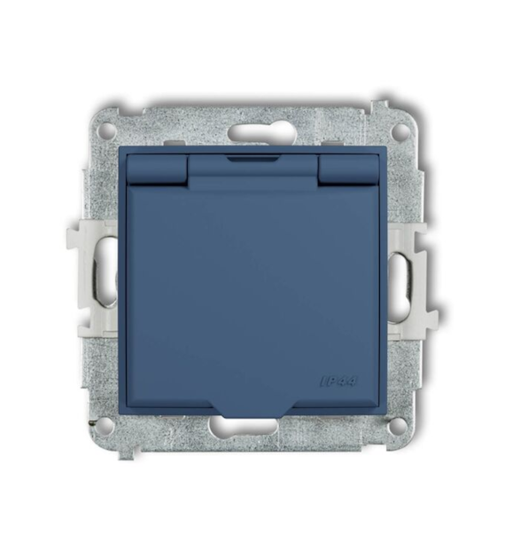 KARLIK MINI NAVY BLUE 64MGPB-1 gniazdo x1 z/u IP44