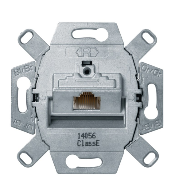 HAGER BERKER one.platform mech.gn.UAE x1 (RJ45) 6e