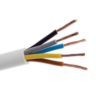 ELEKTROKABEL przewód OWYżo 5x1 biały 400m