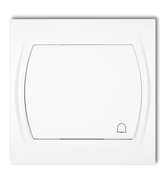 KARLIK LOGO BIAŁY LWP-4L łącznik x1 dzwonek podś