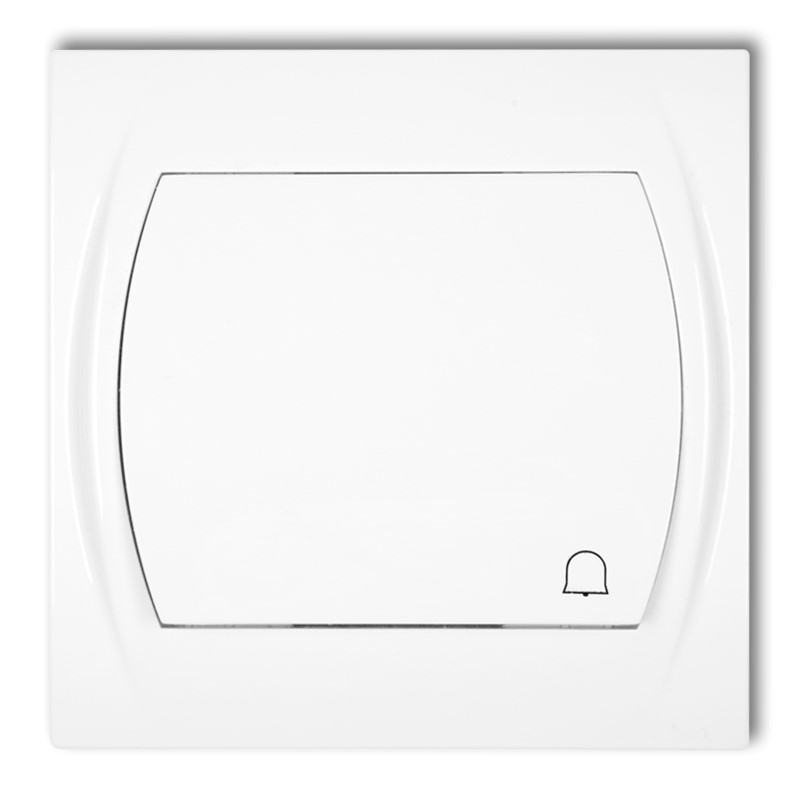 KARLIK LOGO BIAŁY LWP-4L łącznik x1 dzwonek podś
