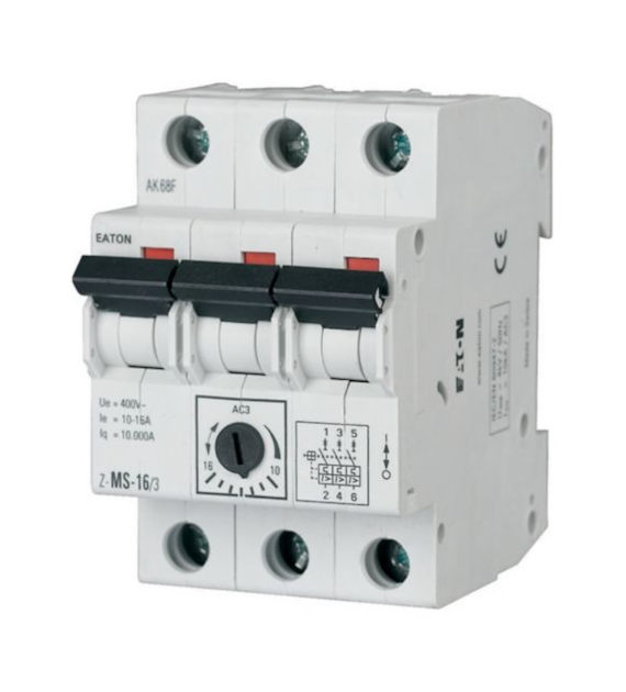 EATON Z-MS-6,3/3 wyłącznik silnikowy 3P 2,2kW