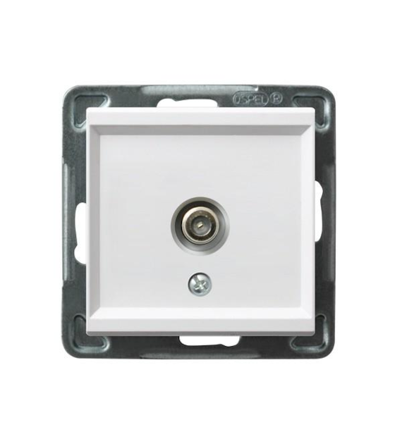 OSPEL SONATA BIAŁY GPA-1RF/m/00 gniazdo antenowe
