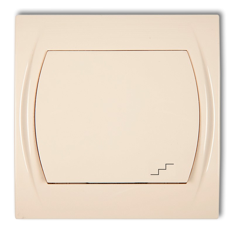 KARLIK LOGO BEŻ 1LWP-3L łącznik x1 schodowy podśw