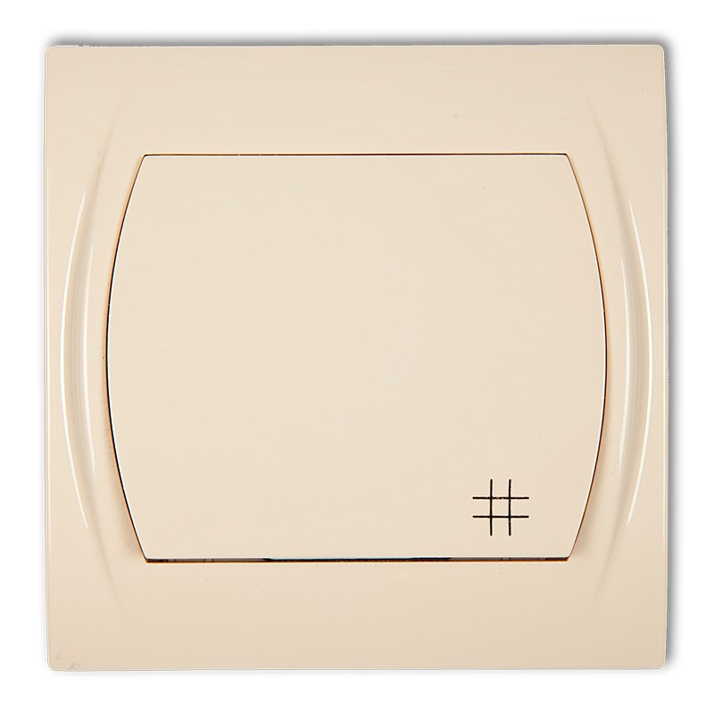 KARLIK LOGO BEŻ 1LWP-6L łącznik x1 krzyżowy