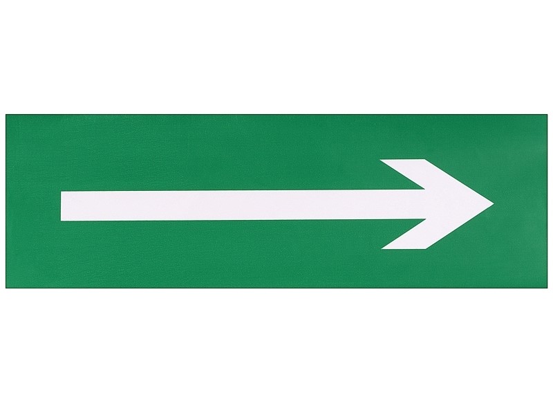 TMT piktogram Strzałka w prawo do oprawy GLASS