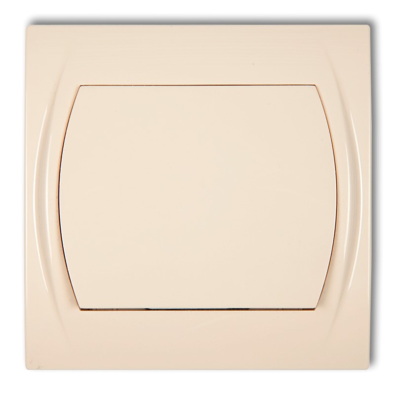 KARLIK LOGO BEŻ 1LWP-1L łącznik x1 podświetlany