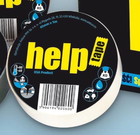 ANTICOR HELP taśma uniwersalna 30mmx5m MIX KOLOR