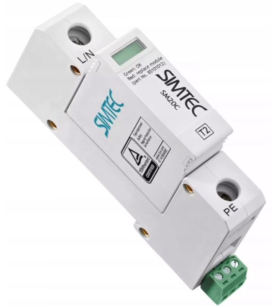 SIMET SIMTEC SM20C 1P ogranicznik przepięć T2