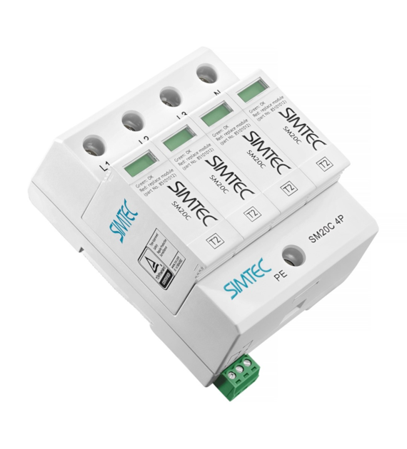 SIMET SIMTEC SM20C 4P ogranicznik przepięć T2
