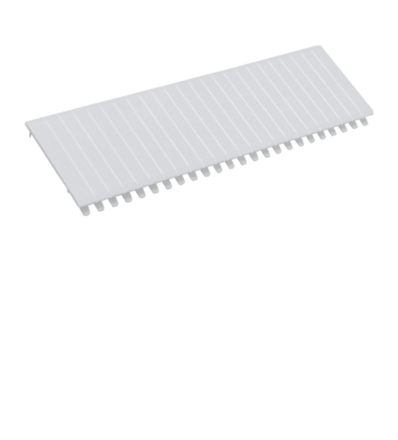 HAGER S35S maskownica wyłamywalna 219mm RAL9010