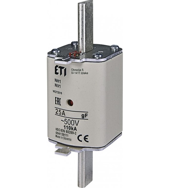 ETI NH1/WT-1 gF 25A/500V wkładka topikowa