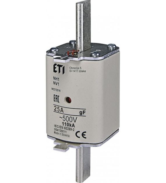 ETI NH1/WT-1 gF 25A/500V wkładka topikowa
